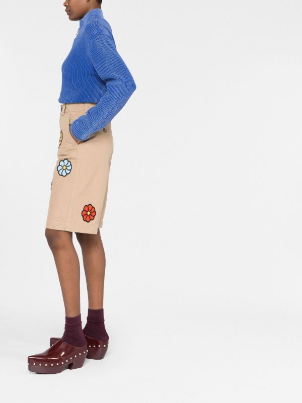 Moncler Genius X JW Anderson Neutral Bermuda Shorts | Browns Knee-Length Shorts