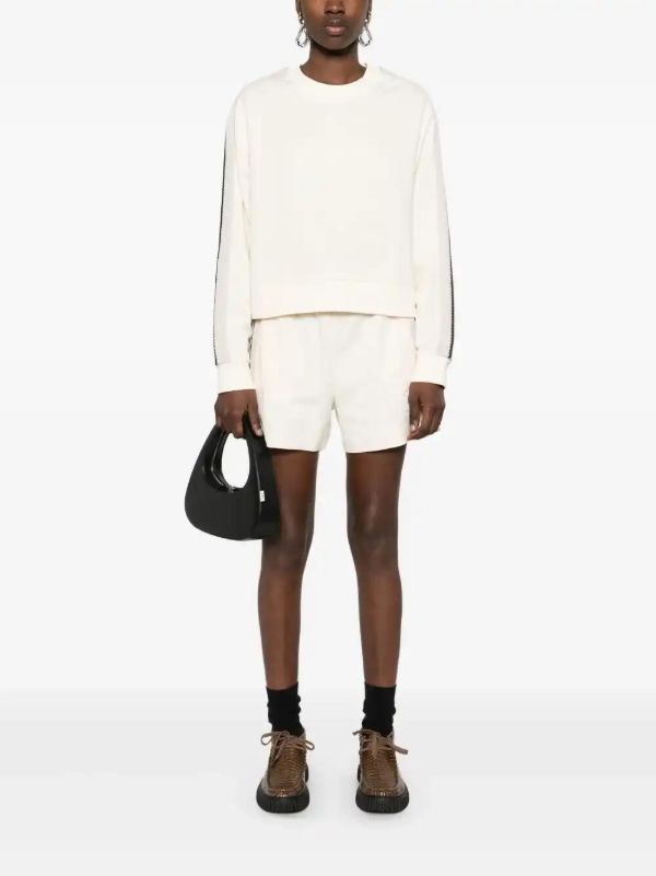 Moncler Knitted-trim Track Shorts | Browns Short & Mini Shorts