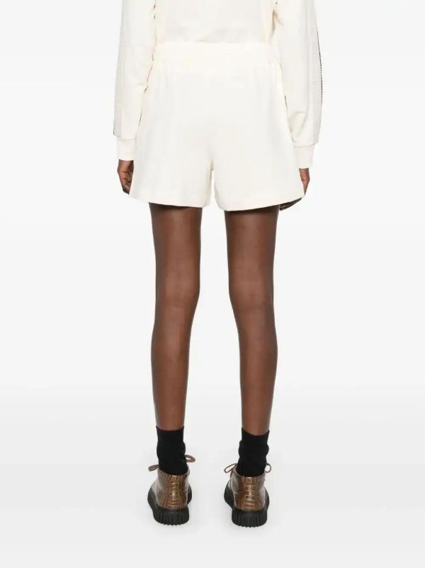 Moncler Knitted-trim Track Shorts | Browns Short & Mini Shorts