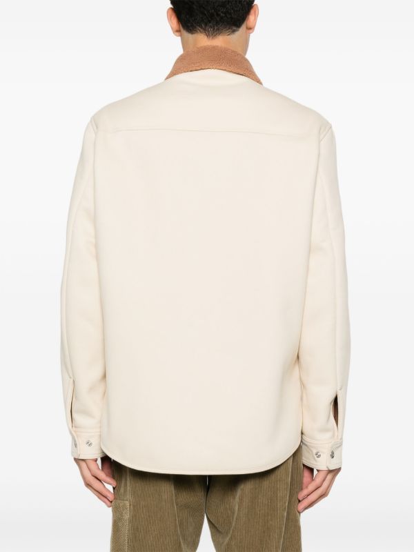 Moncler Teddy Collar Shirt Jacket | Browns Shirt Jackets