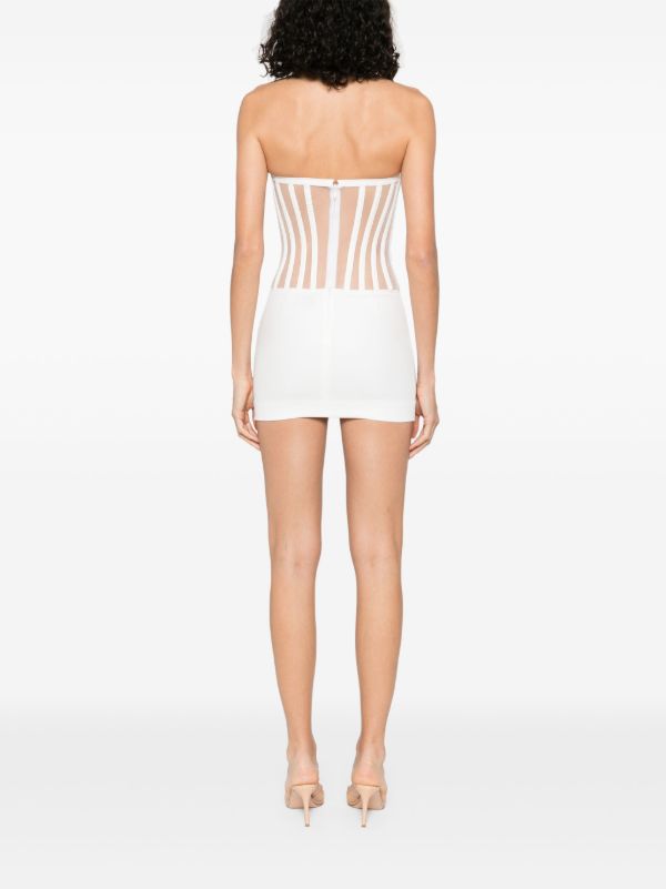 Mônot Bustier Mini Dress | Browns Cocktail & Party Dresses