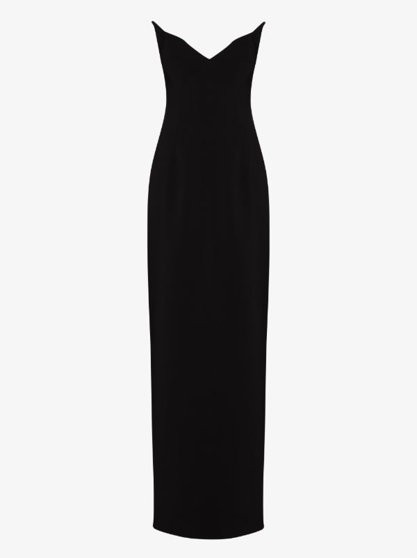 Mônot Plunging Neckline Gown | Browns Evening Dresses