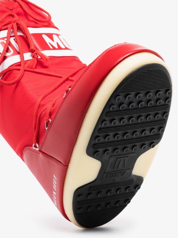 Moon Boot Red Classic Icon Snow Boots | Browns Ski Footwear