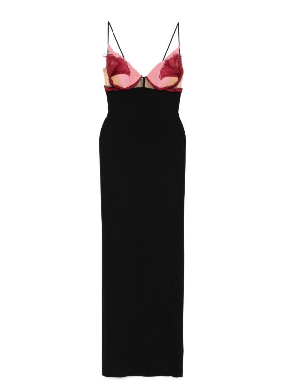 Nensi Dojaka Evie Petal maxi dress | Browns Cocktail & Party Dresses