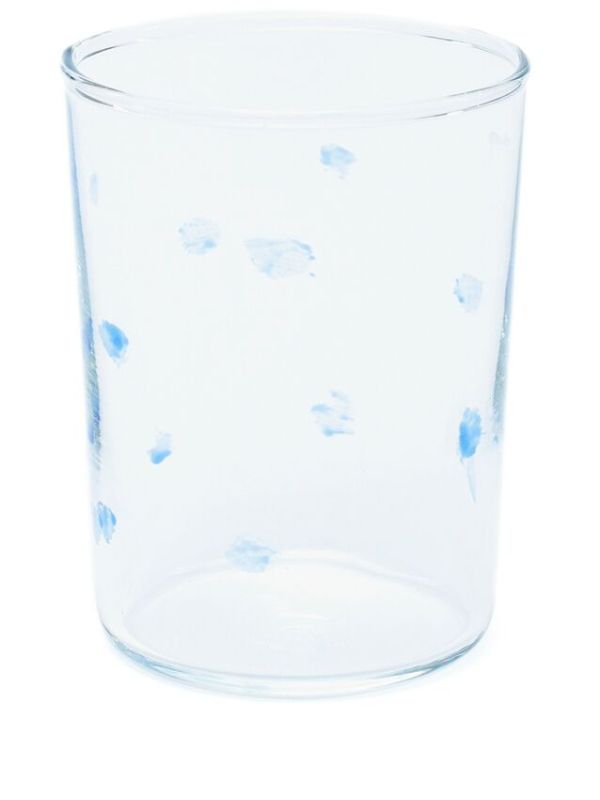 NIKO JUNE blue Soft Serve dotted glass set | Browns Glassware