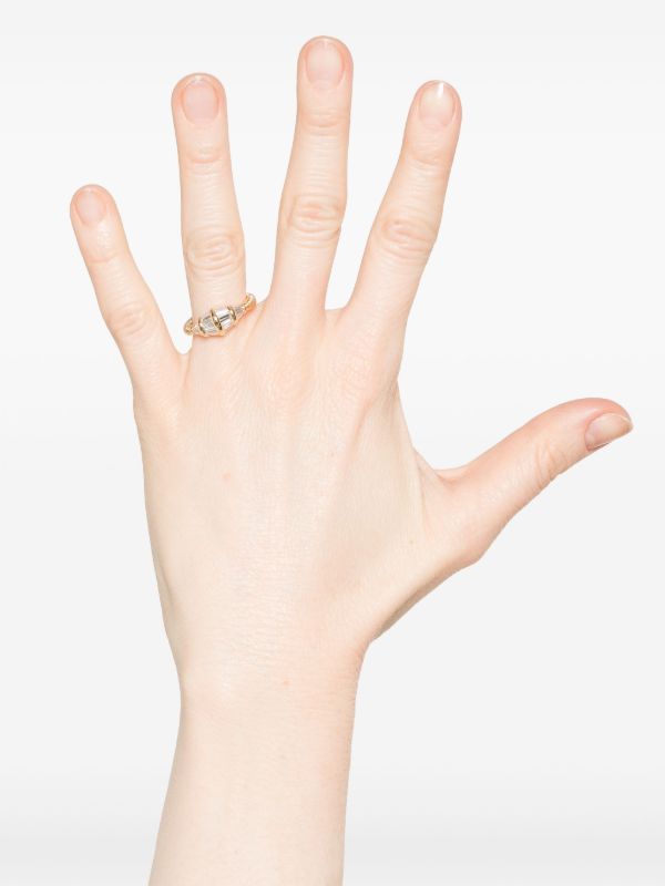 Nikos Koulis 18K Yellow Gold Feelings Diamond Ring | Browns Fine Rings