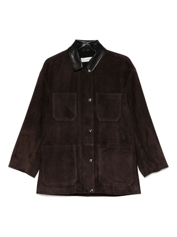 Nour Hammour Barn jacket | Browns Leather Jackets
