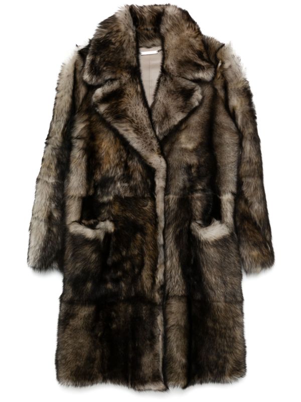 Nour Hammour Brown Evita Coat | Browns Oversized Coats