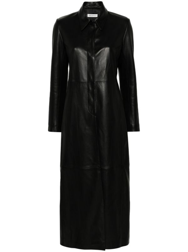 Nour Hammour Gothan Leather Coat | Browns Leather Coats