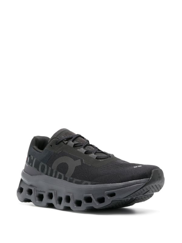 On Running Black Cloudmonster Low-Top Sneakers | Browns Sneakers