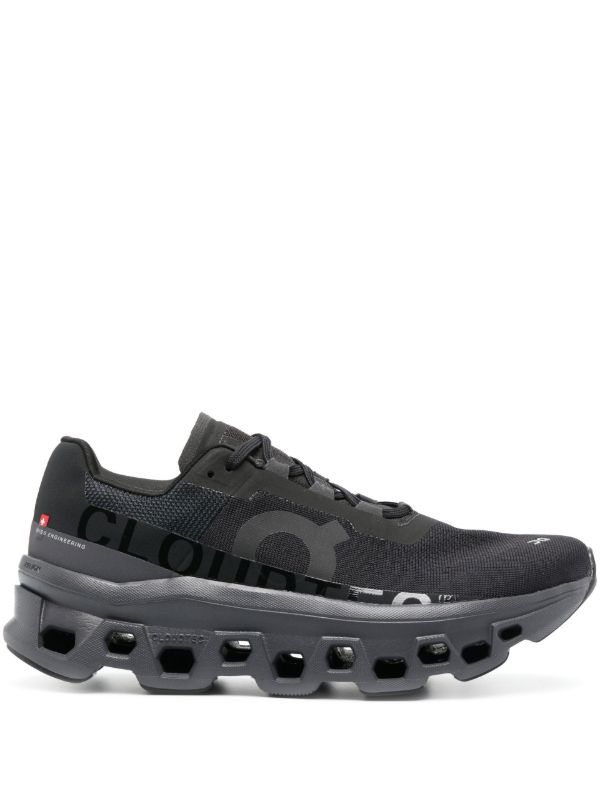 On Running Black Cloudmonster Low-Top Sneakers | Browns Sneakers