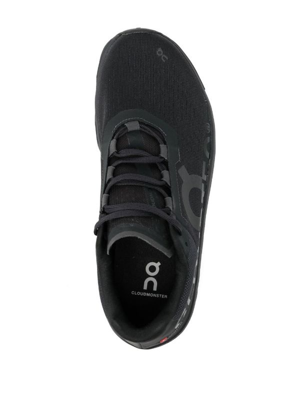 On Running Black Cloudmonster Running Sneakers | Browns Performance Trainers