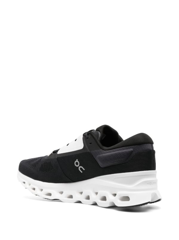On Running Black Cloudstratus 3 Running Sneakers | Browns Low-Tops