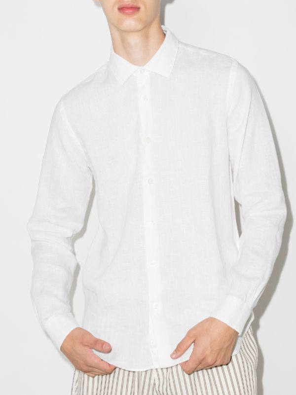 Orlebar Brown Giles Linen Shirt | Browns Shirts