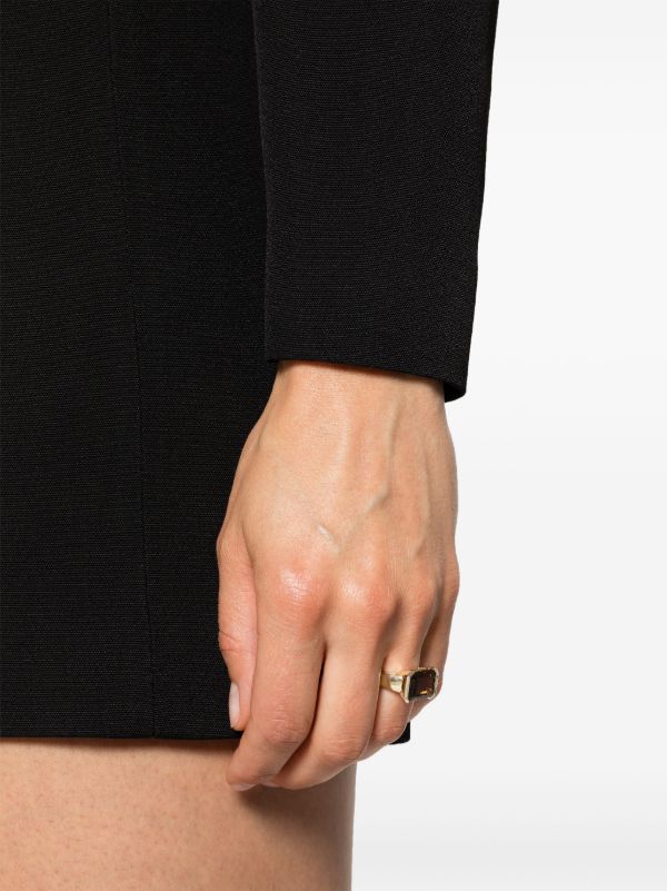 Otiumberg 9K Yellow Gold Domino Quartz Ring | Browns Fine Rings