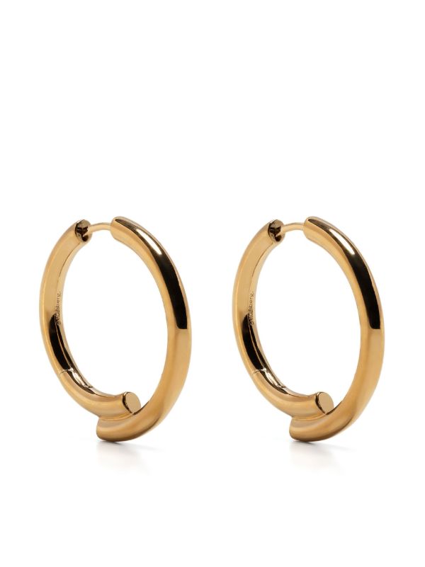 Otiumberg gold vermeil Chaos hoop earrings | Browns Fine Earrings Otiumberg gold vermeil Chaos hoop earrings | Browns Fine Earrings