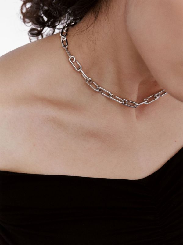 Otiumberg Sterling Silver Arena Chain Necklace | Browns Necklaces