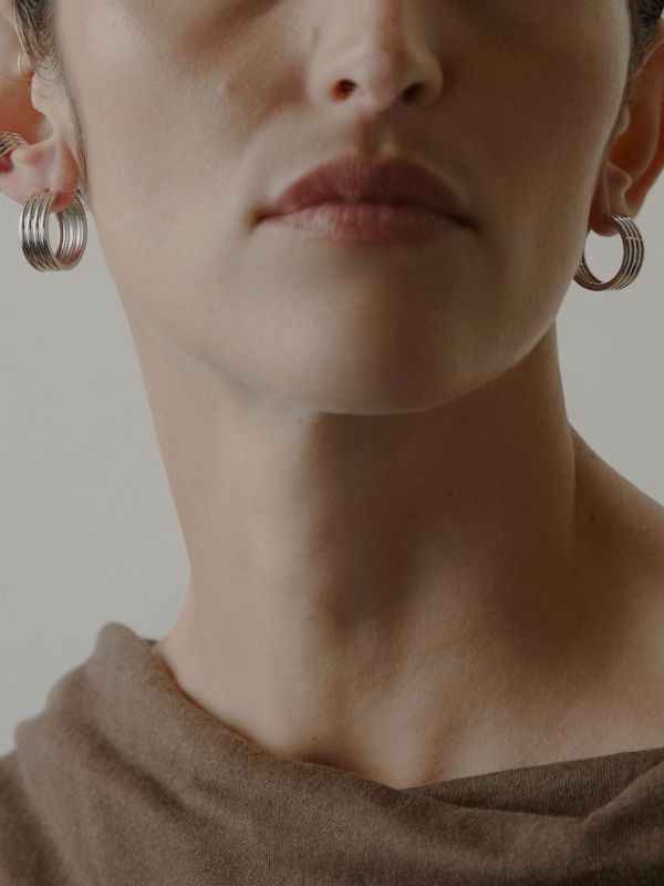 Otiumberg Sterling Silver Hoop Earrings | Browns Earrings