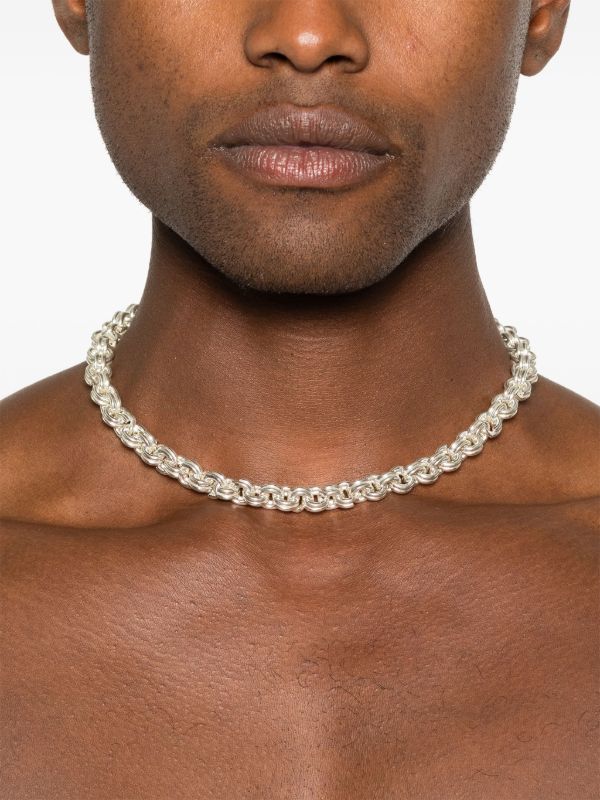 OUIE Sterling Silver Keychain Necklace | Browns Necklaces