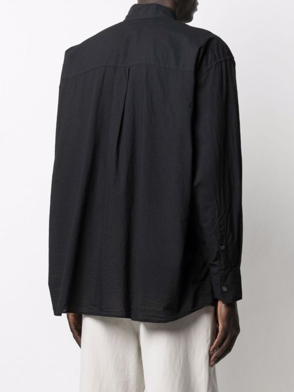 OUR LEGACY Black Borrowed Cotton Shirt | Browns Shirts