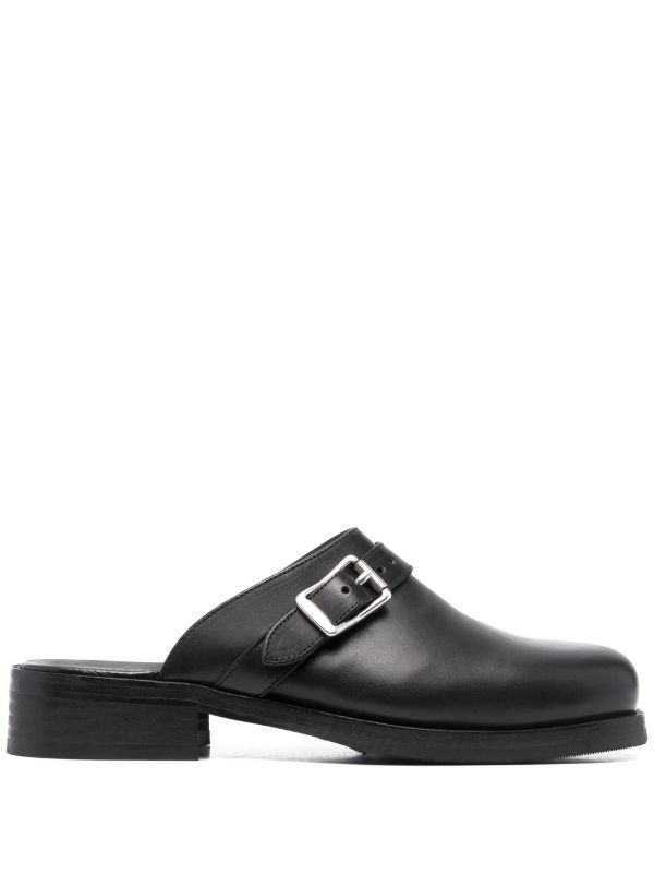 OUR LEGACY black Camion leather mules | Browns Sandals