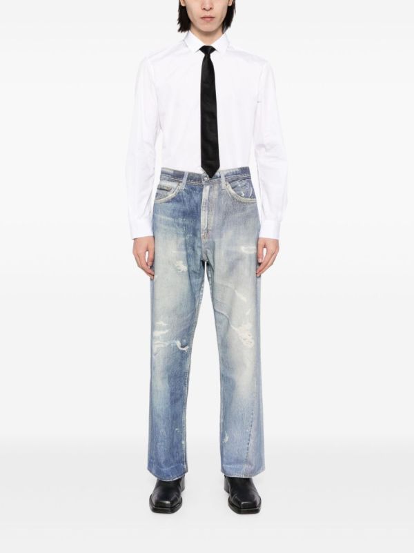 OUR LEGACY Blue Third Cut Jeans | Browns Wide-Leg Jeans