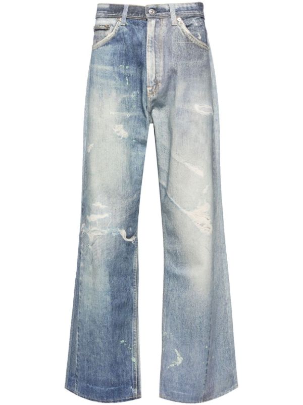 OUR LEGACY Blue Third Cut Jeans | Browns Wide-Leg Jeans