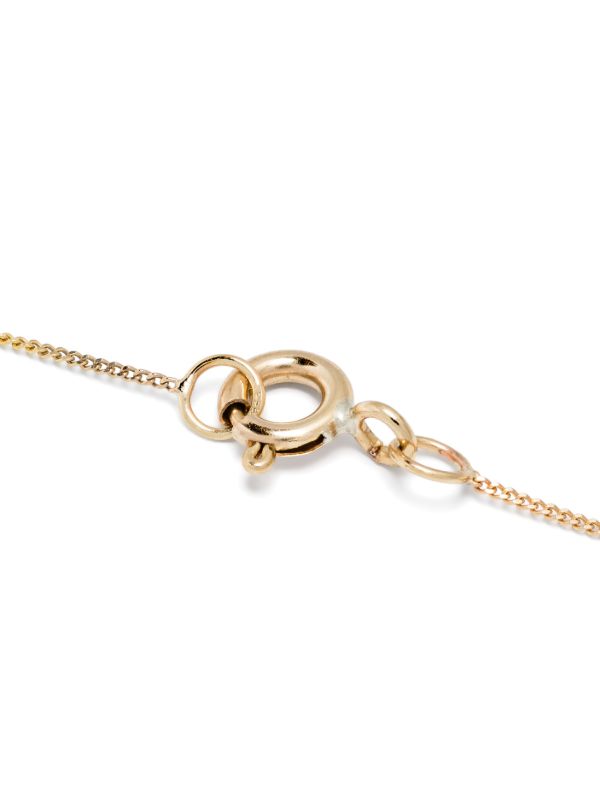 Pascale Monvoisin 9K Yellow Gold Orso Aquamarine And Diamond Necklace | Browns Fine Necklaces