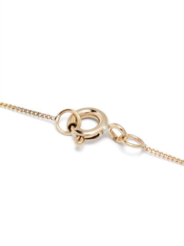 Pascale Monvoisin 9K Yellow Gold Orso Turquoise And Diamond Necklace | Browns Fine Necklaces