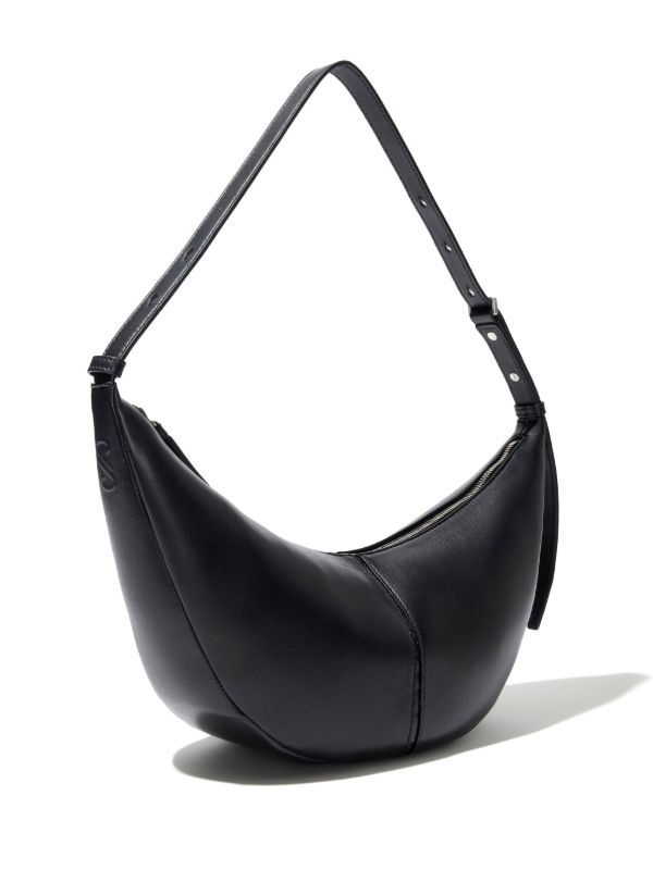 Proenza Schouler Black Slide Leather Shoulder Bag | Browns Shoulder Bags