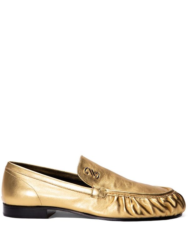 Proenza Schouler Gold Park Loafers | Browns Loafers
