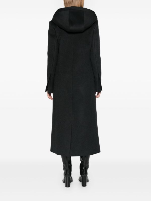 Proenza Schouler Hooded Midi Coat | Browns Single Breasted Coats