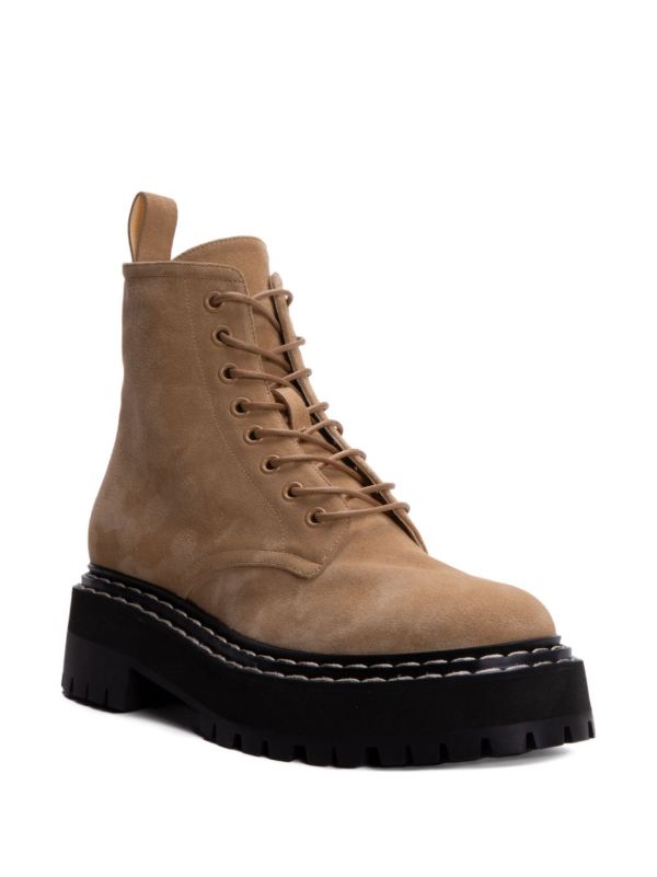 Proenza Schouler Lace-up Suede Boots | Browns Boots