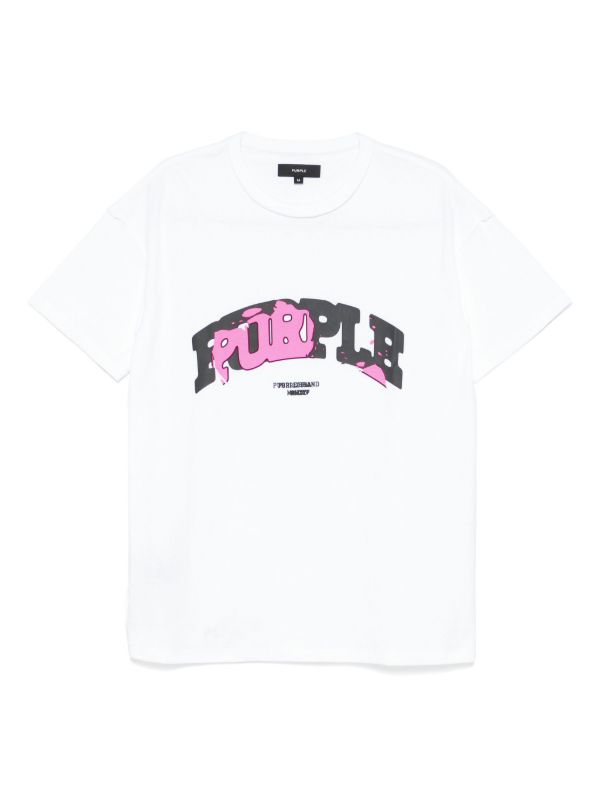 Purple Brand logo-print T-shirt | Browns T-Shirts
