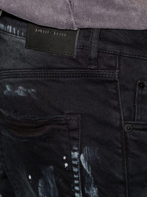 Purple Brand P001 Resin Knee Slit Skinny Jeans | Browns Skinny Jeans
