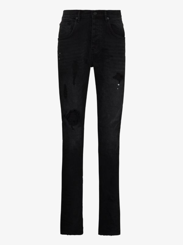 Purple Brand P002 ripped slim jeans | Browns Tapered Jeans