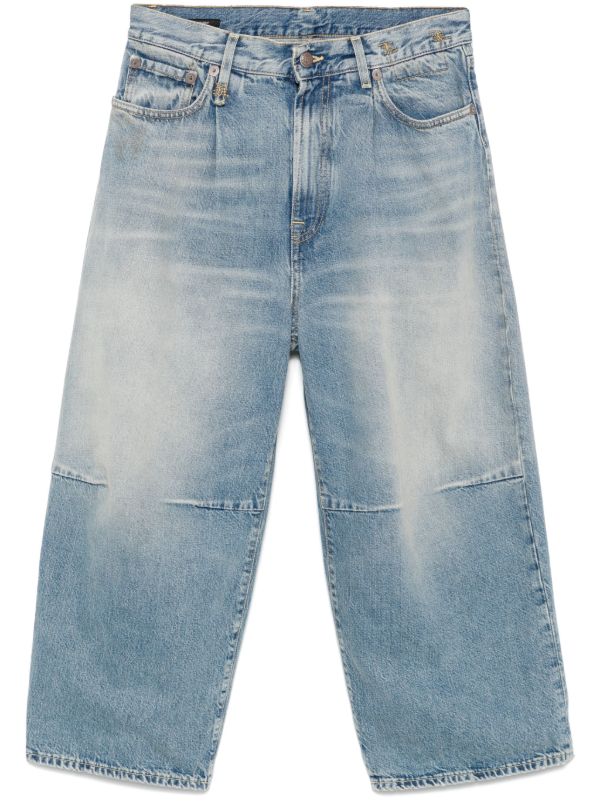 R13 Blue Cropped Wide-Leg Jeans | Browns Wide-Leg Jeans