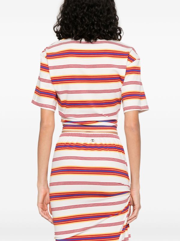 Rabanne Striped T-shirt | Browns T-Shirts & Jersey Shirts