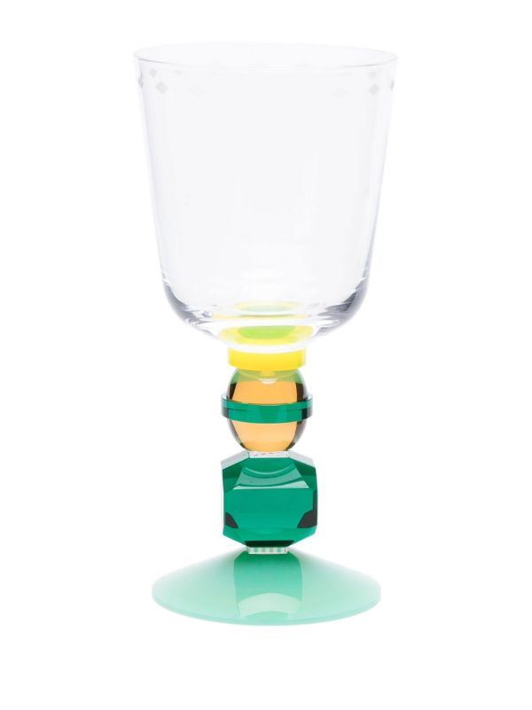 Reflections Copenhagen Green Mayfair Short Crystal Glasses Set | Browns Glassware
