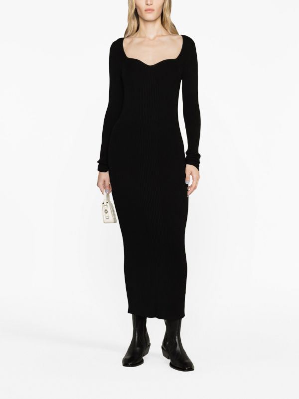 REMAIN Black Long Sleeve Dress | Browns Day Dresses