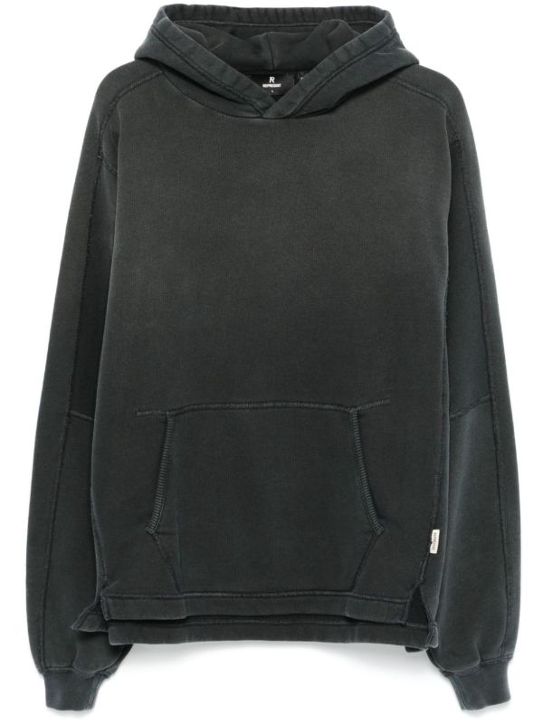 Represent Black Side-Slit Hoodie | Browns Hoodies
