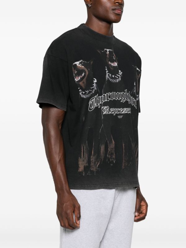 Represent Black Thoroughbred T-Shirt | Browns T-Shirts