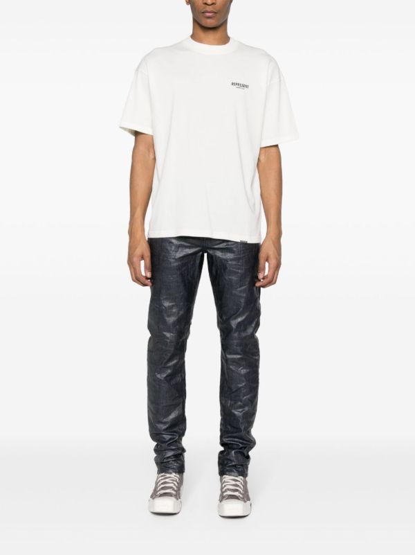 Represent White Owners Club Cotton T-shirt | Browns T-Shirts