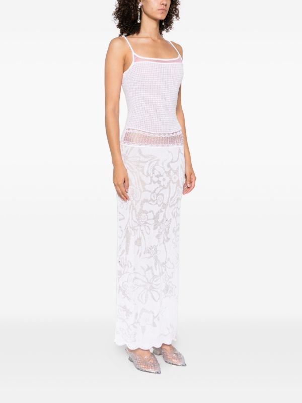 Roberta Einer Open-knit Midi Dress | Browns Day Dresses