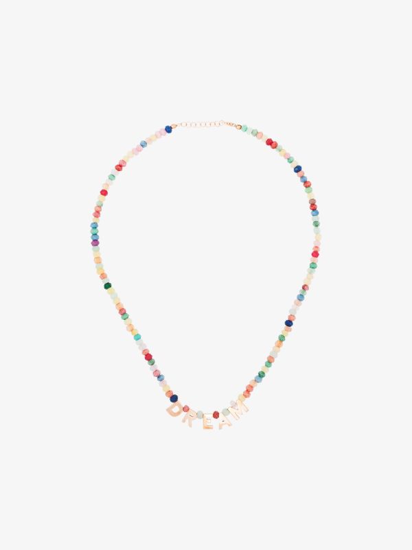 Roxanne First 14K rose gold Dream jade necklace | Browns Necklaces Roxanne First 14K rose gold Dream jade necklace | Browns Necklaces
