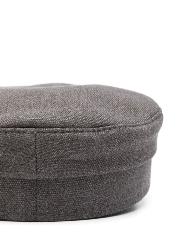 Ruslan Baginskiy Grey Logo-Plaque Baker Boy Hat | Browns Hats