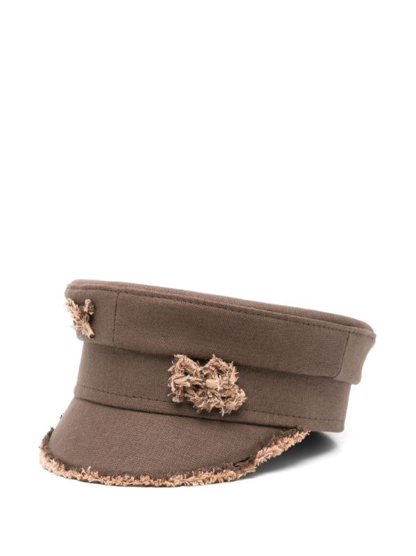 Ruslan Baginskiy raw-edge baker boy hat | Browns Hats
