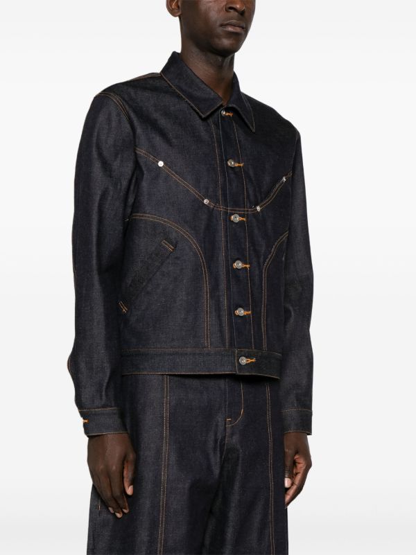 SAGE NATION Blue Jiji Denim Jacket | Browns Denim Jackets