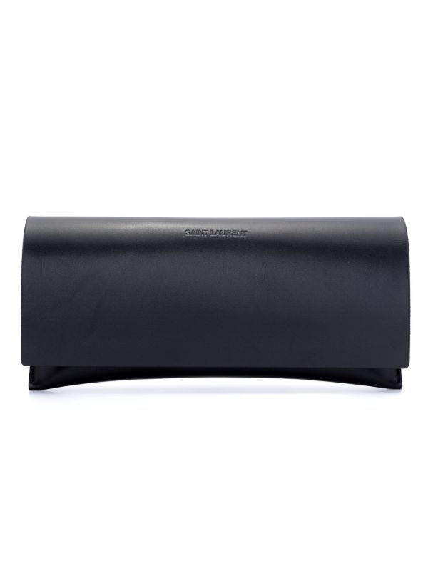Saint Laurent Eyewear Black Blaze Oversize-Frame Sunglasses | Browns Sunglasses