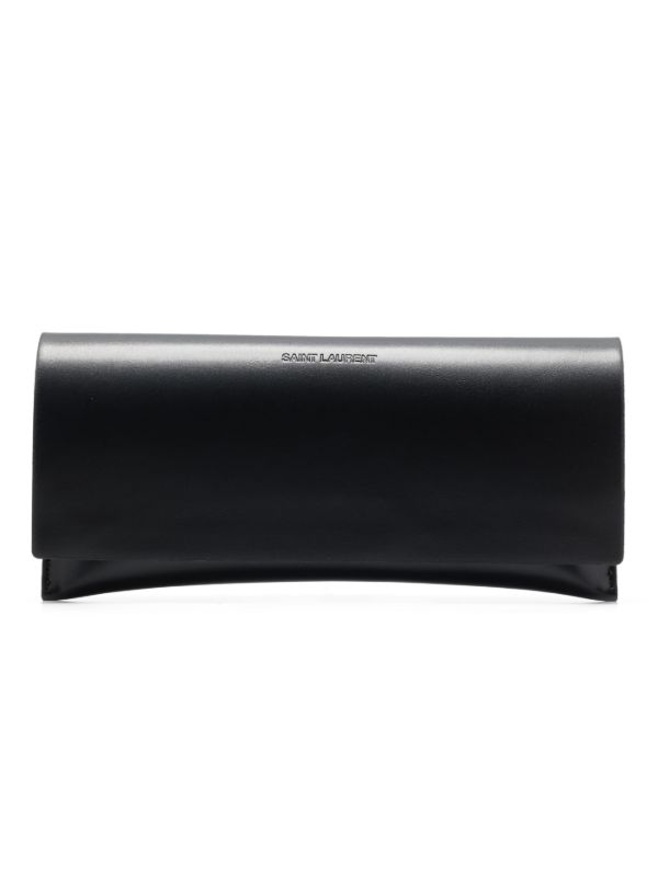 Saint Laurent Eyewear Black Logo-Detail Cat-Eye Sunglasses | Browns Sunglasses